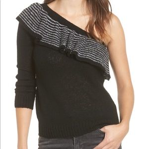BP one shoulder sweater